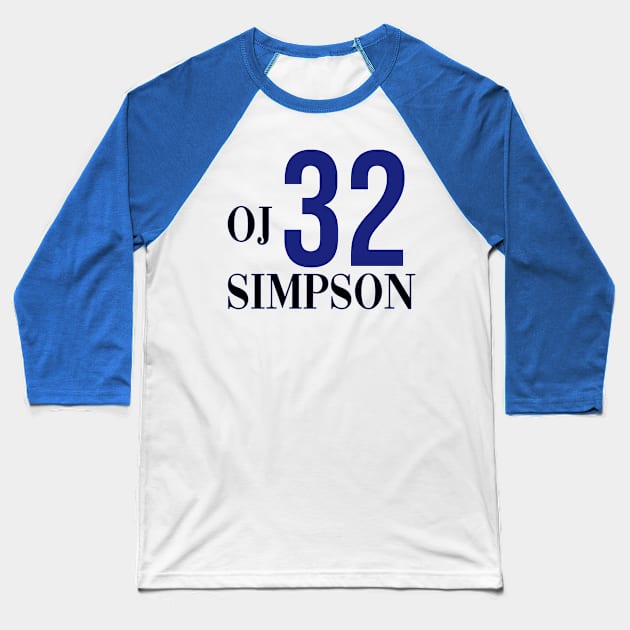 Oj Simpson Baseball T-Shirt by Light Up Glow 